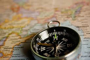 Using a compass for wilderness navigation