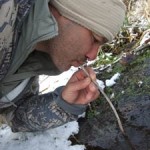 Drinking from a spring with a plant straw. I got sick a few days later and I'm pretty sure it was I didn't purify water in a survival situation.